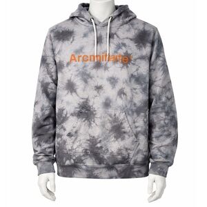 Arcminute’ Gray Tie-Dye Hoodie